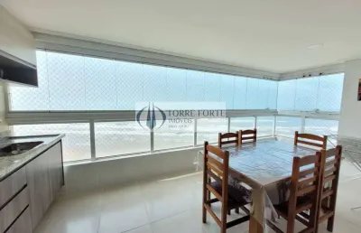 Maravilhoso apartamento 3 dormitórios, 1 suíte, 2 vagas pé na areia