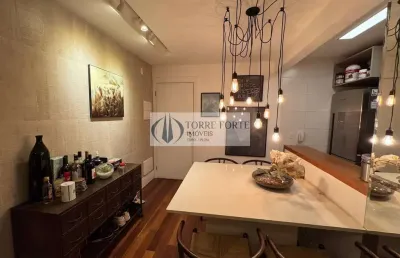 Lindo apartamento com 1 dormitorio 1 vaga no tatuapé.