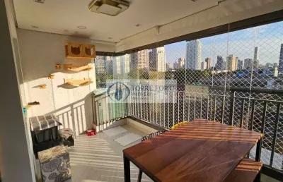 Apartamento 3 dormitórios, varanda gourmet, 1 vaga, no tatuapé
