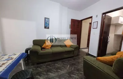 Lindo apartamento 1 dormitório, 1 vaga, próximo da praia
