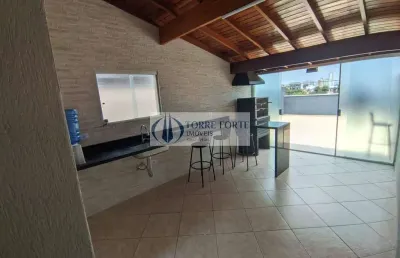 Linda cobertura sem condomínio 2 dormitórios, 1 suíte, 2 vagas
