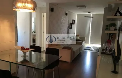 Apartamento mobiliado 2 dormitórios, suíte, 2 banheiros 1 vaga congonhas