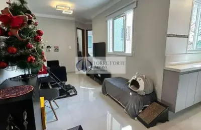 Apartamento cobertura 2 dormitórios, 2 vagas de garagem em santo andré