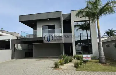Sobrado em condominio com 4 suites 4 vagas , piscina em atibaia
