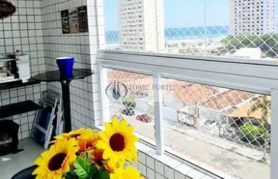 Apartamento mobiliado com 1 dormitório, 1 vaga, lazer completo praia grande