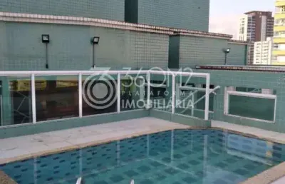 Apartamento para venda em praia grande, boqueirão, 1 dormitório, 1 banheiro, 1 vaga