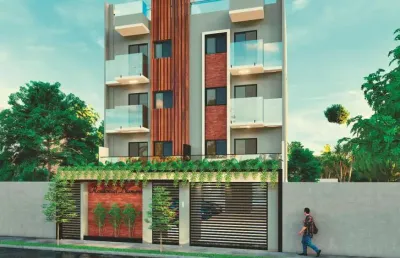Apartamento garden para venda em santo andré, campestre, 2 dormitórios, 1 banheiro, 1 vaga