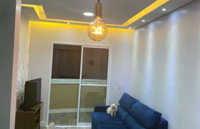 Lindo apartamento centro de sbc 2 dorm 2 vg mobiliado aceita financiamento bancario