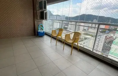 **pompeia - venda - 3 dormitórios com churrasqueira - lazer total - próximo ao mar**