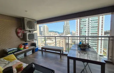 **pompeia - venda - 3 dormitórios – sala extendida – espaço gourmet - lazer - vista mar**