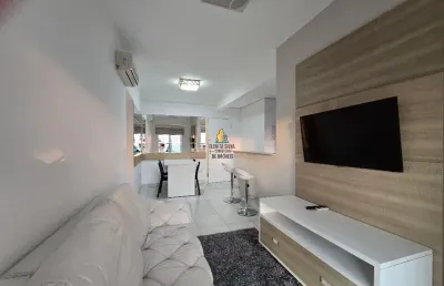 Gonzaga – locação – 1 dorm finamente decorado – lazer - serviços