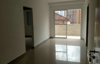 Pompéia locação excelente apartamento 2 dormitórios poucos metros do mar!!!