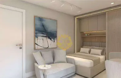 Studio com 1 dormitório à venda, 22 m² por r$ 255.000 - novo mundo - curitiba/pr
