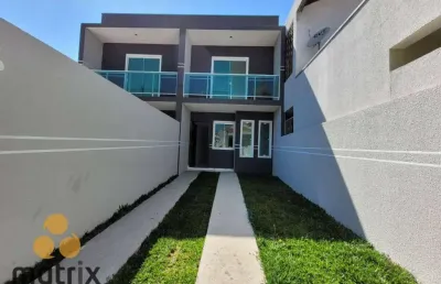 Sobrado com excelente acabamento à venda, 77 m² por r$ 380.000 - cidade industrial - curitiba/pr!