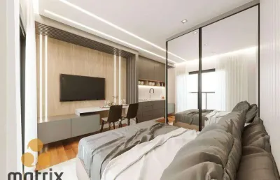 Apartamento garden com 1 dormitório à venda, 38 m² por r$ 288.000,00 - cabral - curitiba/pr