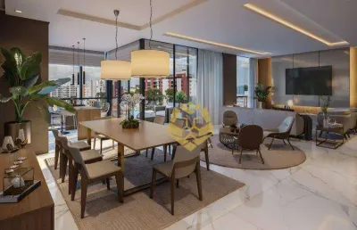 Apartamento impecável com 3 dormitórios à venda, 200 m² por r$ 2.985.746 - alto da glória - curitiba/pr