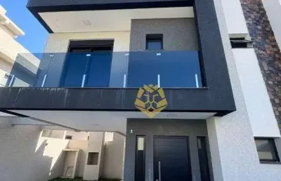 Excelente sobrado novo com 3 dormitórios à venda, 140 m² por r$ 850.000 - xaxim - curitiba/pr!