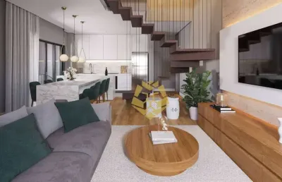 Apartamento duplex à venda, 114 m² por r$ 1.099.900 - boa vista - curitiba/pr - pronto para morar!