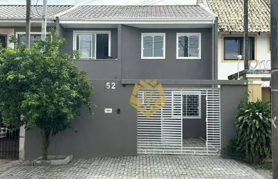 Excelente sobrado com 4 dormitórios, 130 m² - venda por r$ 780.000 ou aluguel por r$ 5.067/mês - tarumã - curitiba/pr!