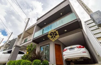 Excelente oportunidade: casa com 3 quartos e área gourmet no terraço à venda por r$ 740.000 - umbará - curitiba/pr
