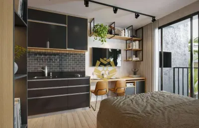 Studio com 1 dormitório à venda, 22 m² por r$ 260.046,00 - cristo rei - curitiba/pr