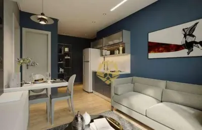 Studio com 1 dormitório à venda, 31 m² por r$ 395.940,00 - cristo rei - curitiba/pr