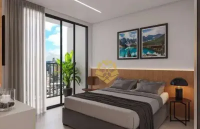 Studio com 1 dormitório à venda, 23 m² por r$ 300.892,00 - alto da rua xv - curitiba/pr