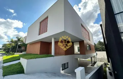 Casa de alto padrão em condominio fechado em santa felicidade, com 5 dormitórios à venda, 671 m²