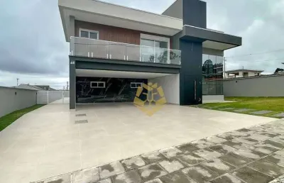 Excelente casa com 3 suítes à venda, 503 m² por r$ 3.900.000 - jardim amélia - pinhais/pr