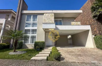 Casa no bacacheri em condominio fechado com 4 dormitórios à venda, 308 m² por r$ 2.990.000
