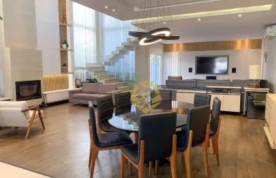 Casa com 4 dormitórios à venda, 460 m² por r$ 4.429.000,00 - bacacheri - curitiba/pr