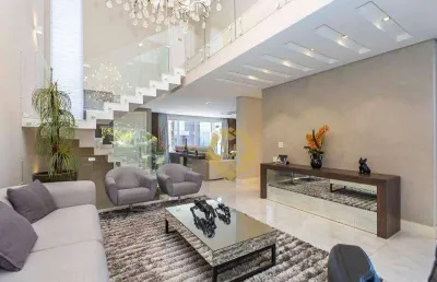 Casa com 4 dormitórios à venda, 257 m² por r$ 4.689.000,00 - santa cândida - curitiba/pr