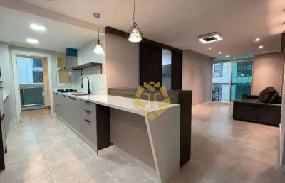 Apartamento com 3 dormitórios para alugar, 115 m² por r$ 8.100,00/mês - centro cívico - curitiba/pr