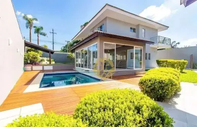 Casa com 5 dormitórios à venda, 503 m² por r$ 2.900.000,00 - santa felicidade - curitiba/pr