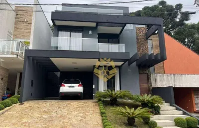 Casa com 4 dormitórios à venda, 270 m² por r$ 2.490.000,00 - santa cândida - curitiba/pr