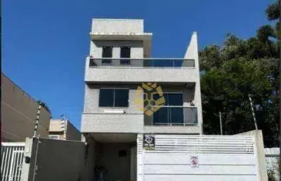 Sobrado com 3 dormitórios para alugar, 118 m² por r$ 4.500/mês - atuba - curitiba/pr