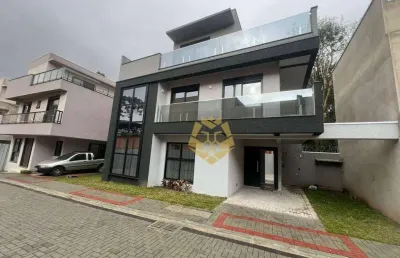 Casa com 3 dormitórios à venda, 191 m² por r$ 1.736.000  e r$15.000,00 santa felicidade - curitiba/pr