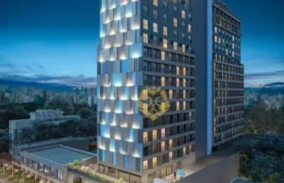 Studio com 1 dormitório à venda, 16 m² por r$ 280.000,00 - água verde - curitiba/pr