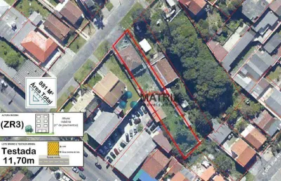 Terreno à venda, 881 m² por r$ 1.000.000,00 - boa vista - curitiba/pr