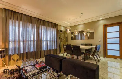 Apartamento com 3 dormitórios para alugar, 150 m² por r$ 13.656/mês - cristo rei - curitiba/pr!!