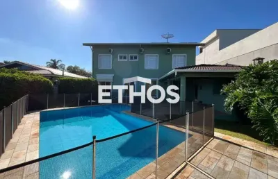 Casa de luxo com piscina no residencial dos lagos em itupeva