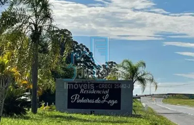 Terreno a venda loteamento fechado pinheiros do lago, alambari - sp