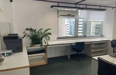 Sala comercial com 1 sala para alugar na avenida engenheiro luís carlos berrini, 828, cidade monções, são paulo por r$ 7.000