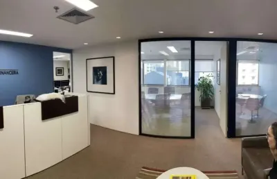 Sala comercial com 2 salas para alugar na rua pedroso alvarenga, 1221, itaim bibi, são paulo por r$ 12.681