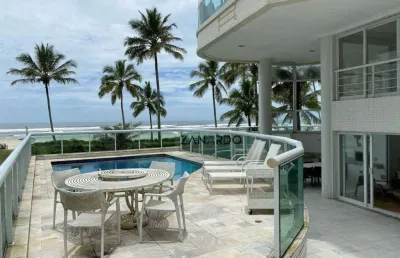 Ap. garden pé na areia vista mar 6 dormitórios à venda, 660 m² por r$ 15.000.000 - riviera de são lourenço - bertioga/sp