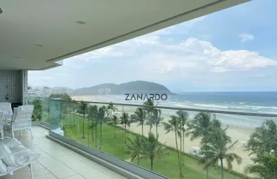 Apartamento pé na areia 5 dormitórios, 281 m² - venda por r$ 9.200.000,40 ou aluguel por r$ 28.000,40/mês - riviera de são lourenço - bertioga/sp