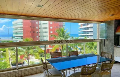 Apartamento vista mar para locação em riviera de são lourenço