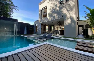 Casa com 5 suítes à venda, 389 m² por r$ 7.200.000 - riviera de são lourenço - bertioga/sp