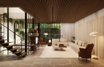 Casa village de alto padrão no golf club da riviera, 5 suítes à venda, 960 m² por r$ 11.995.000 - riviera de são lourenço - bertioga/sp