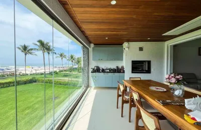 Apartamento pé na areia à venda e locação em riviera de são lourenço